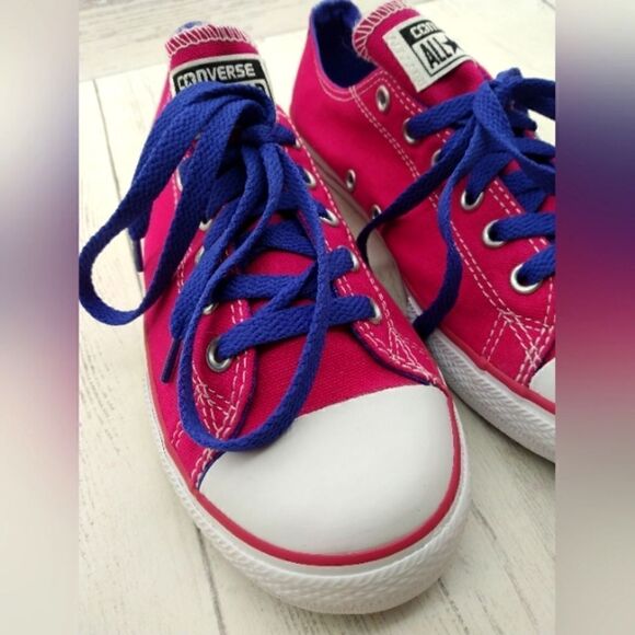 Converse East Coast Chuck Taylor Junior Sneakers Running Shoes SZ 5.5 Pink Kids - Picture 13 of 16